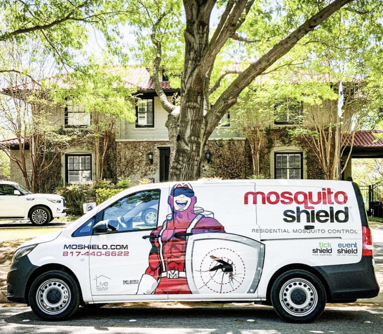 fort worth texas mosquito shield van