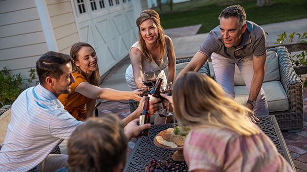 Backyard party without mosquitos in East Charlotte