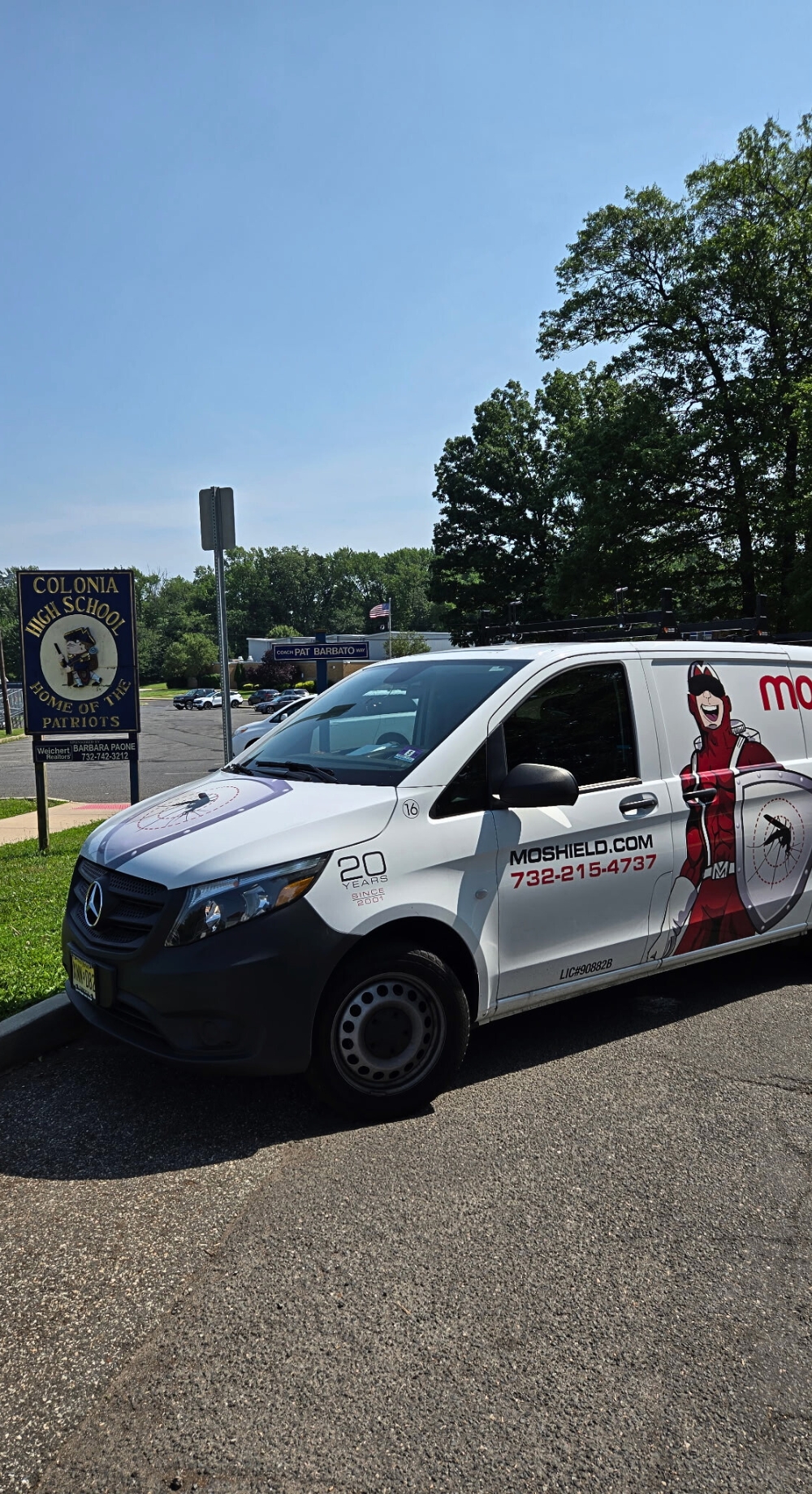 Colonia Highschool Mosquito Shield