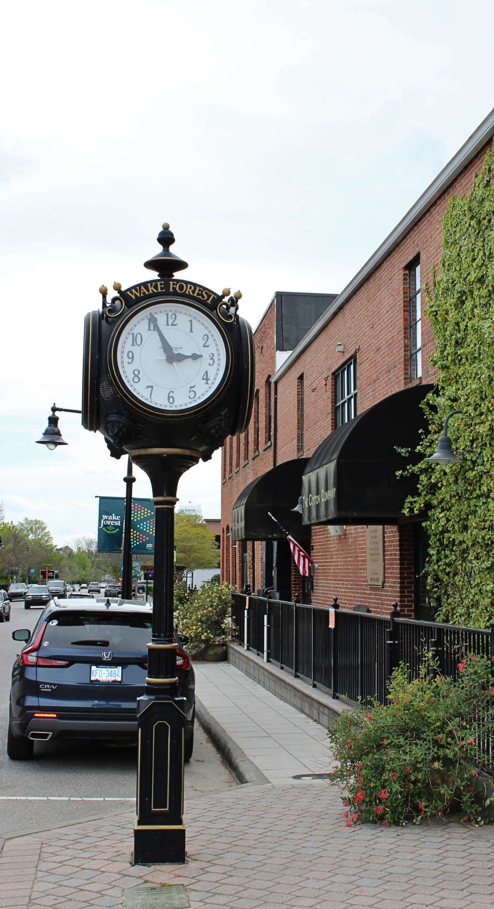 Wake Forest NC town clock Mosquito Shield