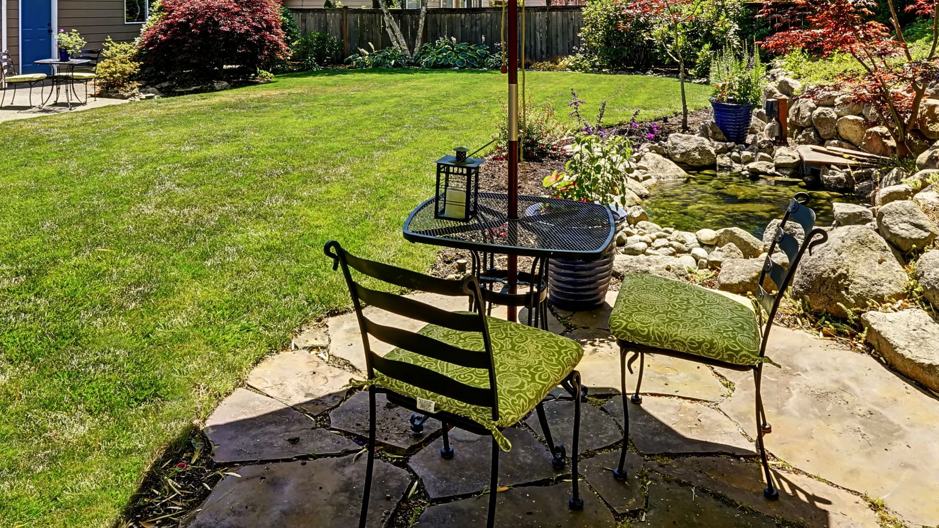 Standing water backyard