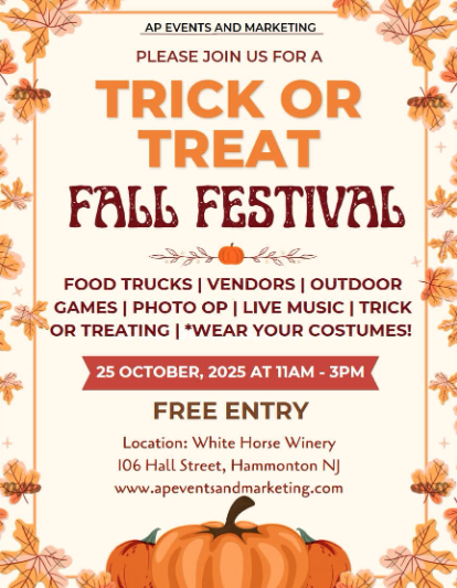Trick or Treat Fall Festival