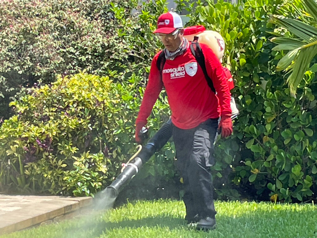 Commercial mosquito spraying