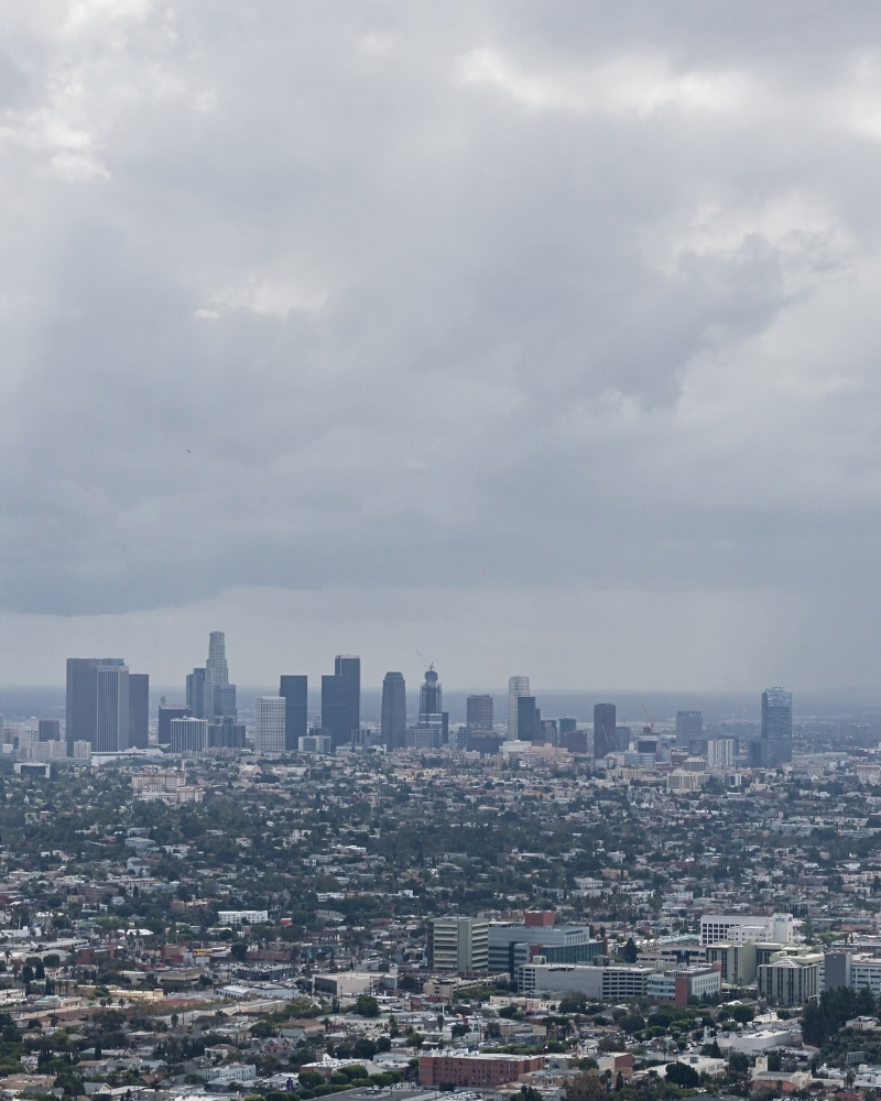 Rainy Day over Los Angeles
