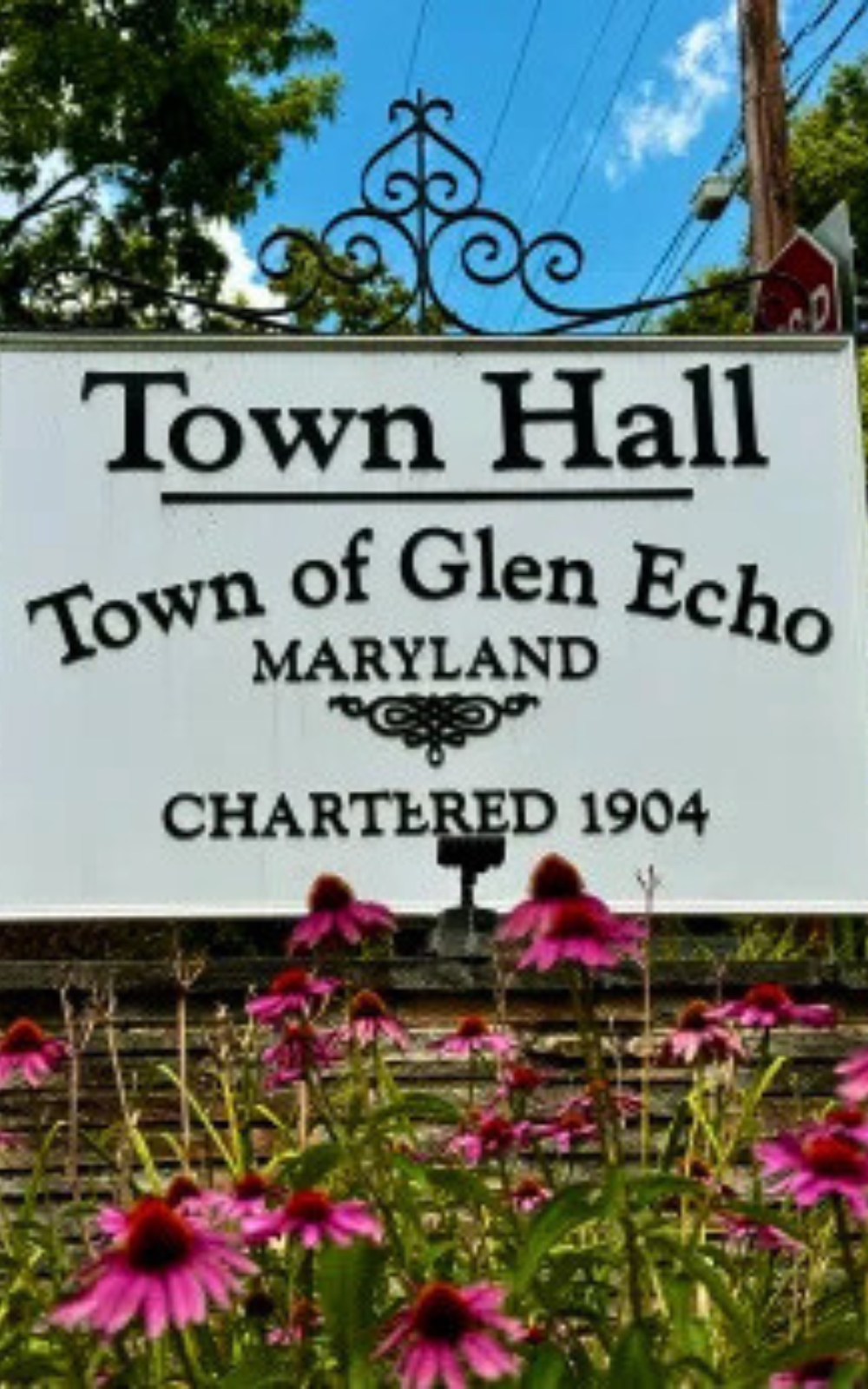 Glen Echo town sign Image Mosquito Shield Chevy Chase MD mobile version