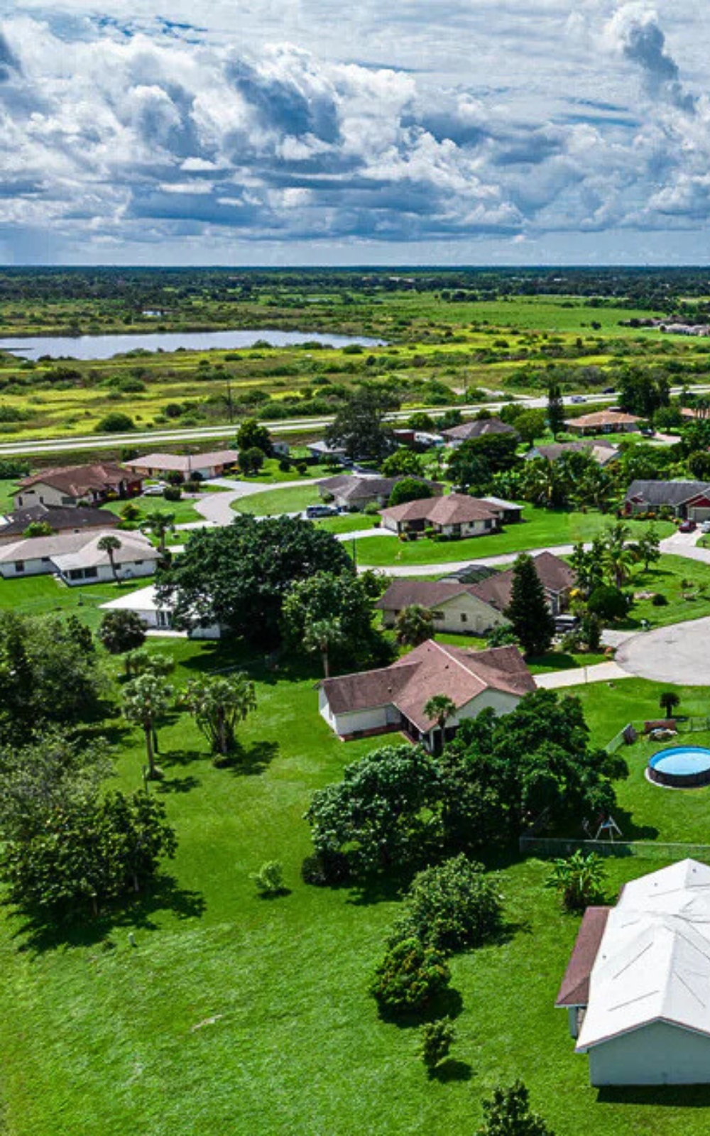 Lehigh Acres FL from above Mosquito Shield of Fort Myers FL mobile