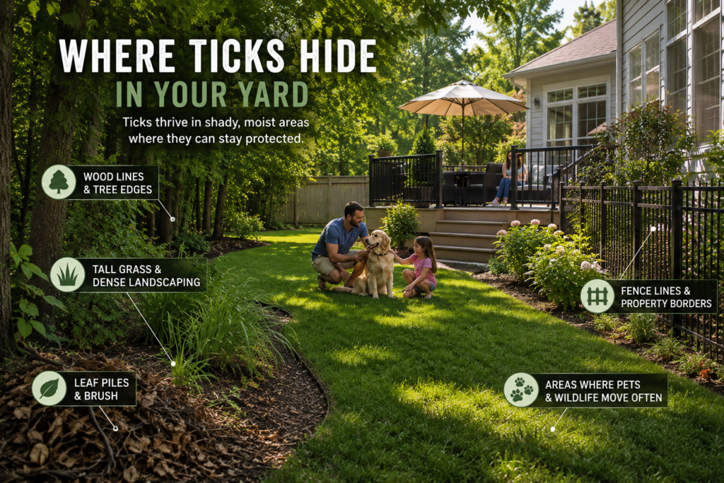 Where Ticks Hide in Your Yard and How to Reduce the Risk