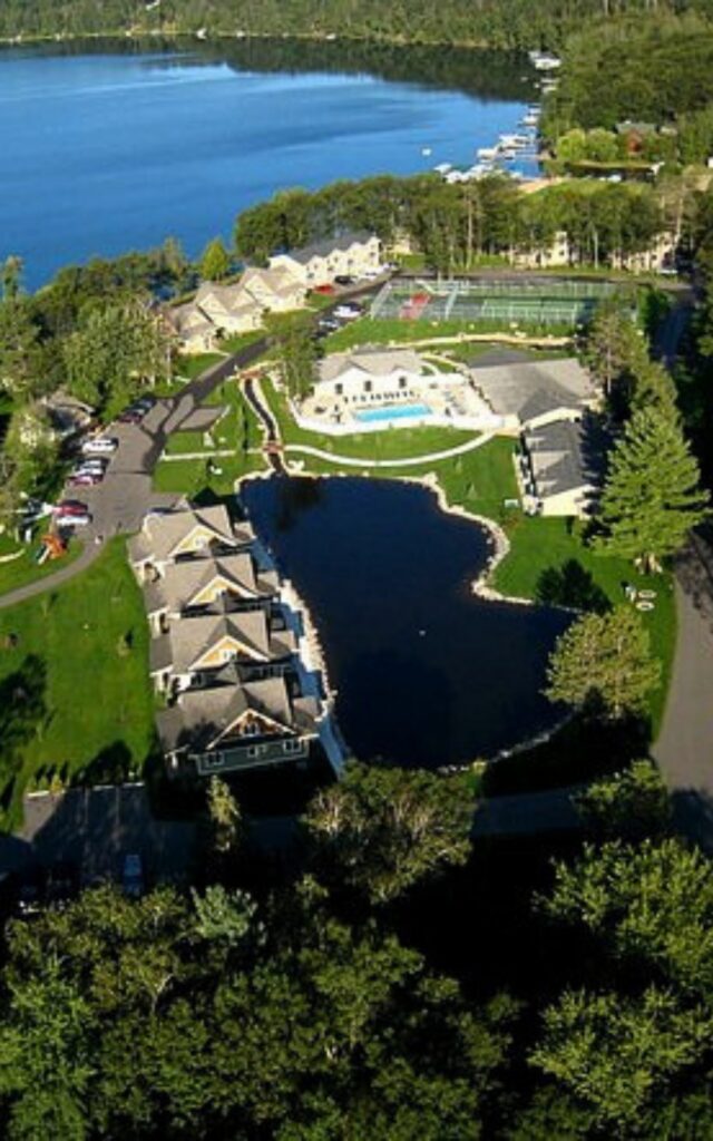 East Gull Lake MN from above image Moshield Brainerd Lakes