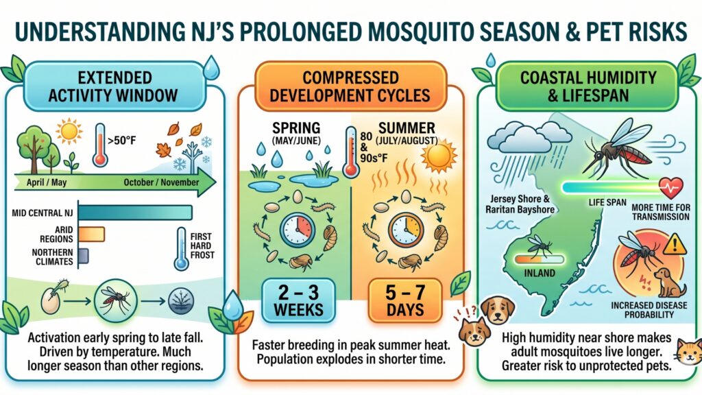 Mid Central NJ Mosquito Shield 2026 season graphic