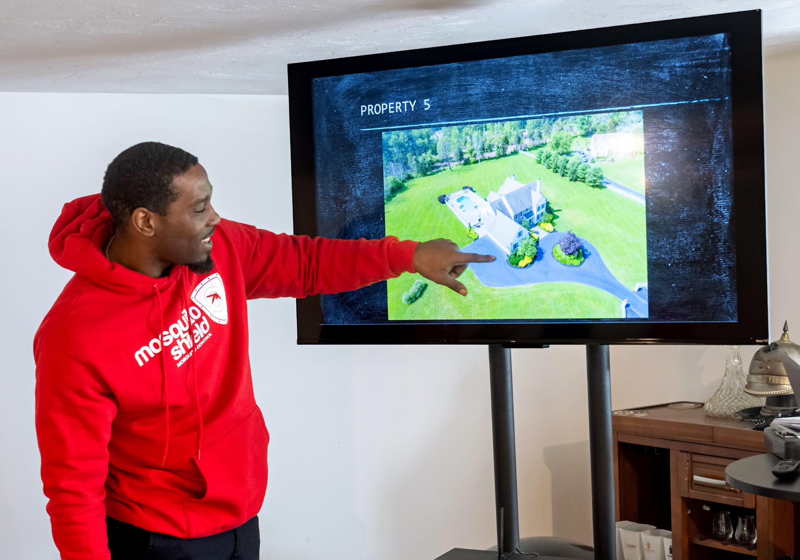 North Attleboro Tech showing property to team