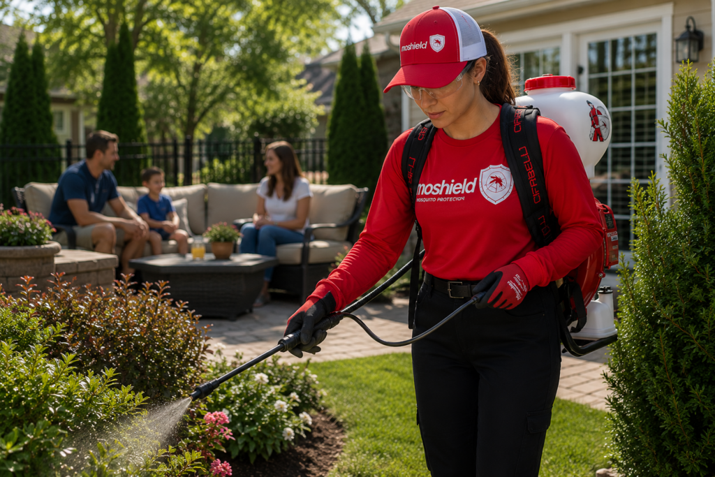 Mosquito protection in the garden