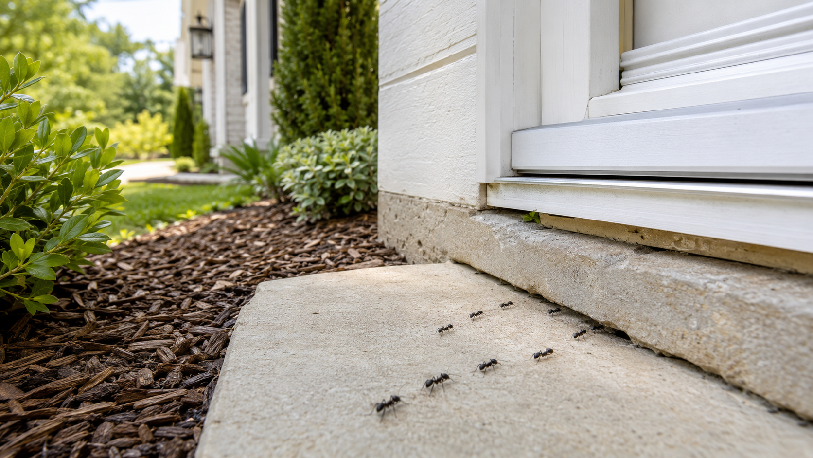 Ant Trail to a Tiny Foundation Gap