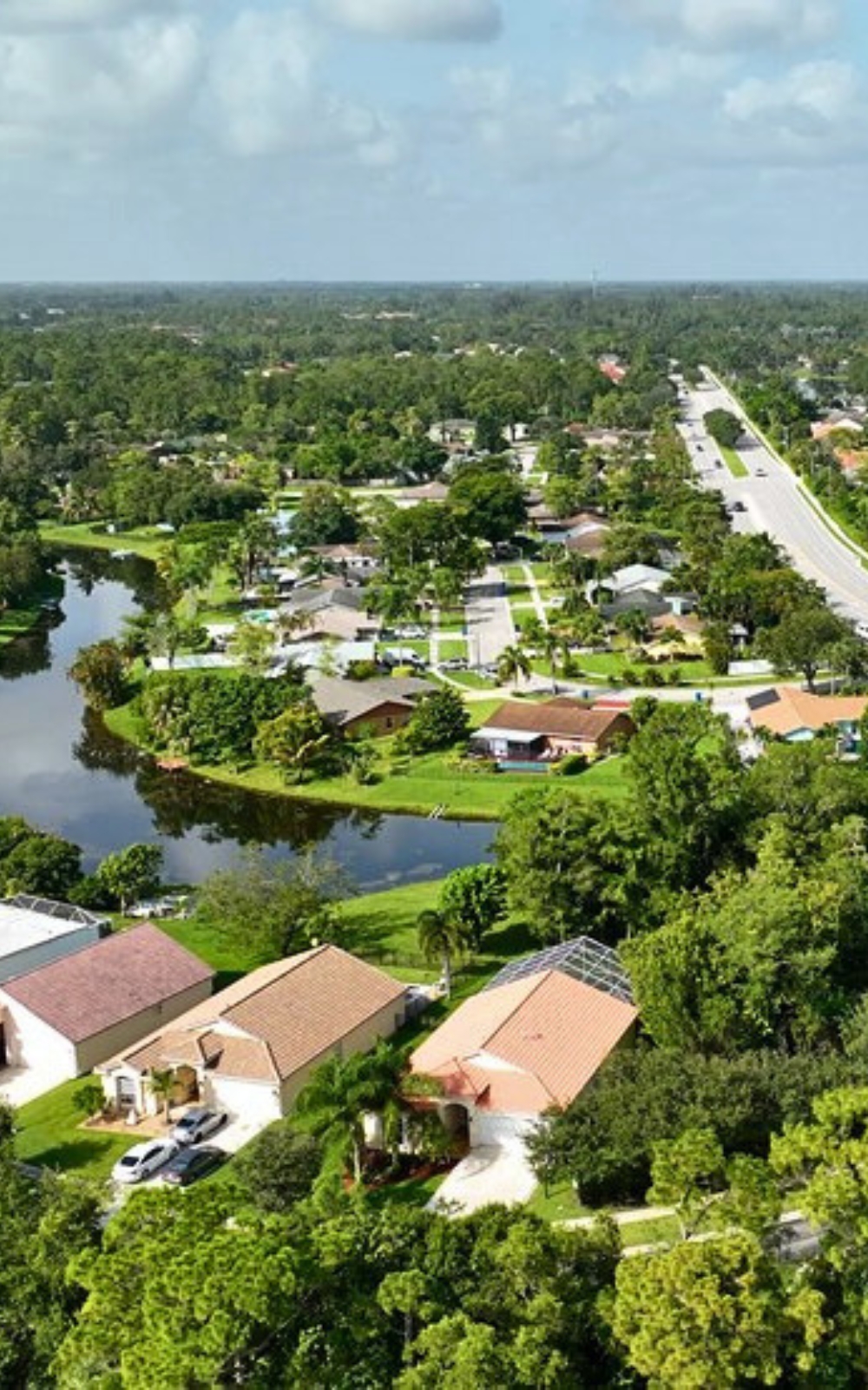 Greenacres FL from above image Mosquito Shield of the Palm Beaches