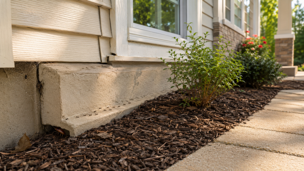Perimeter pest protection at the foundation