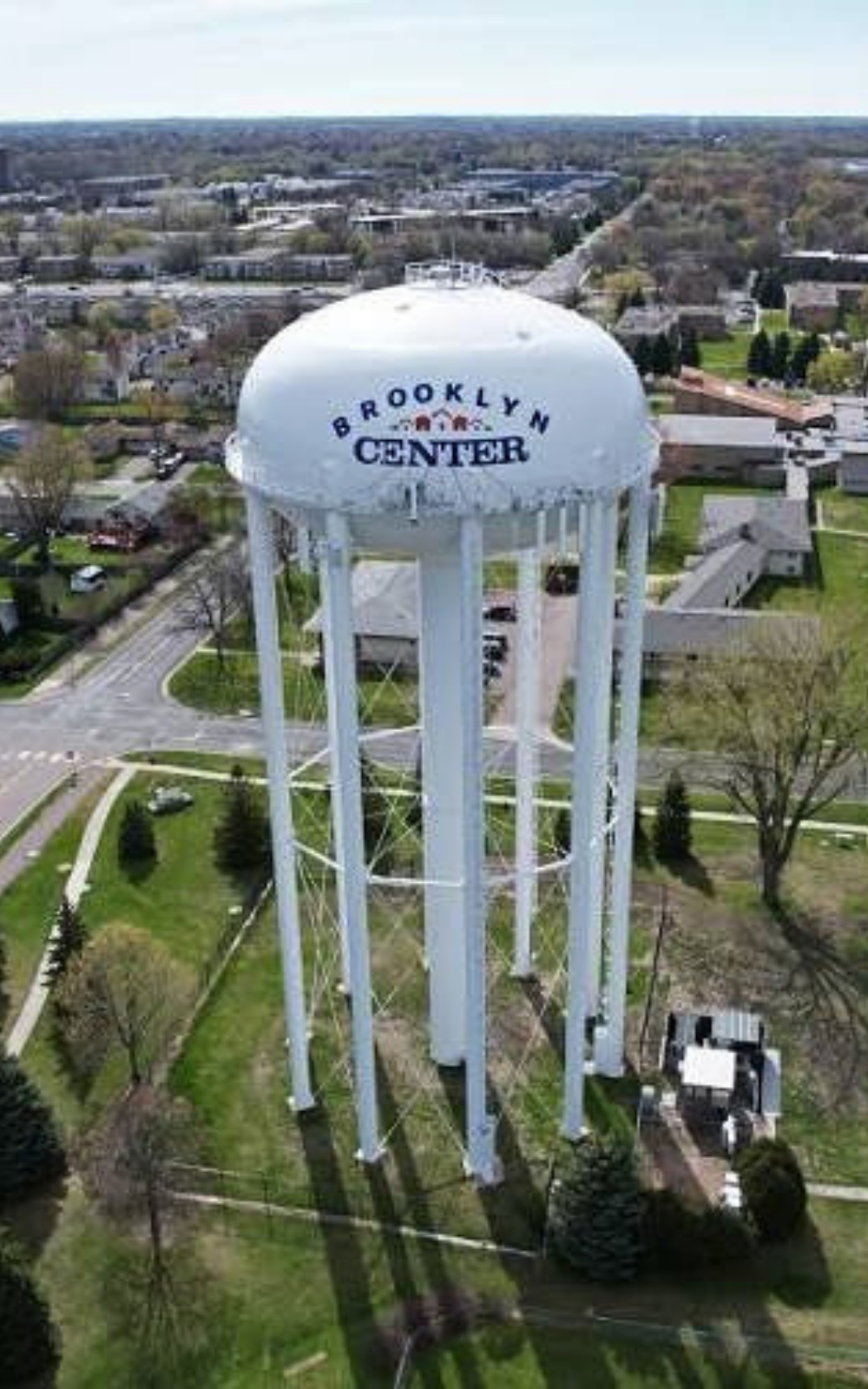 Brooklyn Center MN water tower image Moshield Twin Cities North